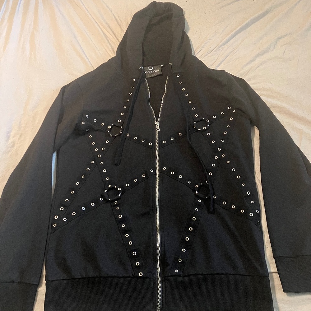 Killstar o ring hoodie (unisex medium)  - like new, but without tags